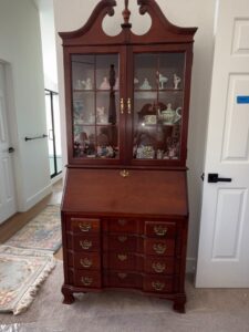 Jasper-Cabinet-Cherry-Chippendale-Style-Secretary-Desk-with-China-Cabinet