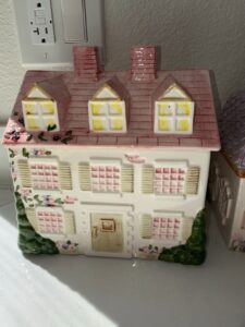 Pier-Hand-Painted-Ceramic-House-Cookie-Jar