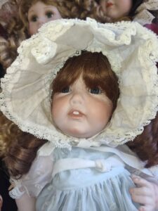Porcelain-Doll-with-Lace-Dress-and-Bonnet-third-image