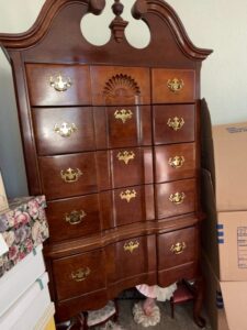 Queen-Anne-Style-Mahogany-Highboy-Dresser