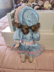 Victorian-Style-Porcelain-Doll-in-Blue-Dress
