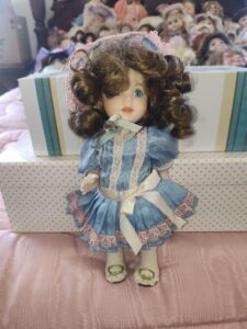 Victorian-Style-Porcelain-Doll-in-Blue-Dress-second-image