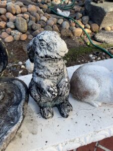 Vintage-Concrete-Garden-Statue-Lop-Eared-Rabbit