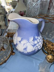 Vintage-Faria-Bento-Les-Fruits-Blue-Pitcher