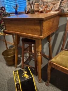 Antique-Oak-Slant-Top-Writing-Desk-with-Lift-Top