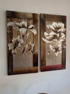 Floral-Metal-Wall-Art-Set
