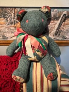 Handmade-Patchwork-Teddy-Bear