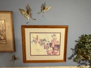 Joni-Eareckson-Tada-Butterfly-Framed-Print-with-Metal-Butterflies