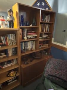 Mid-Century-Modern-Oak-Bookcase-with-Cabinet