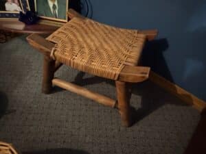 Old-Hickory-Style-Woven-Seat-Footstool