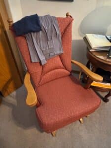 Upholstered-Wingback-Glider-Rocker-Chair