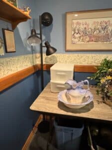 Victorian-Blue-Floral-Transferware-Wash-Basin-and-Pitcher-Set