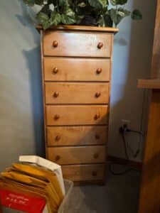Vintage-Pine-Tall-Dresser-or-Chest-of-Drawers