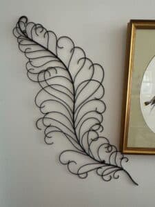 Wrought-Iron-Feather-Wall-Decor