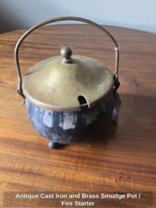 Antique-Cast-Iron-and-Brass-Smudge-Pot-or-Fire-Starter