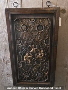 Antique-Chinese-Carved-Rosewood-Panel