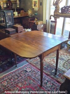 Antique-Mahogany-Pembroke-Drop-Leaf-Table