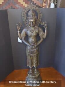 Bronze-Statue-of-Vishnu-th-Century-South-Indian