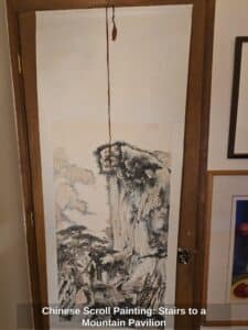 Chinese-Scroll-Painting-Stairs-to-a-Mountain-Pavilion