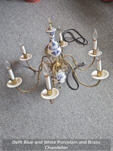 Delft-Blue-and-White-Porcelain-and-Brass-Chandelier