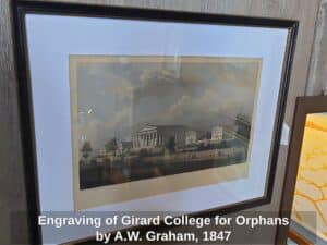 Engraving-of-Girard-College-for-Orphans-by-A.W.-Graham