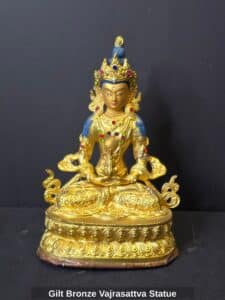 Gilt-Bronze-Vajrasattva-Statue