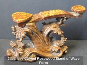 Japanese-Carved-Rosewood-Stand-of-Wave-Form