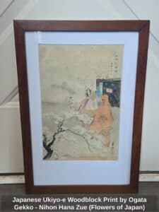 Japanese-Ukiyo-e-Woodblock-Print-by-Ogata-Gekko-Nihon-Hana-Zue-Flowers-of-Japan