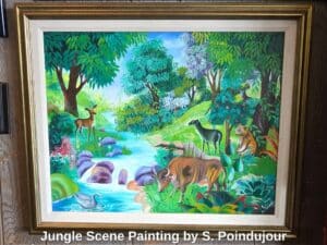 Jungle-Scene-Painting-by-S.-Poindujour