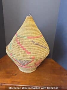 Moroccan-Woven-Basket-with-Cone-Lid