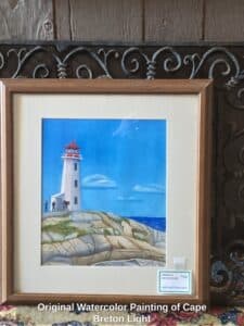 Original-Watercolor-Painting-of-Cape-Breton-Light
