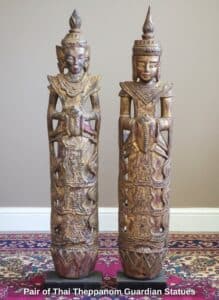 Pair-of-Thai-Theppanom-Guardian-Statues