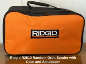 Ridgid-R-Random-Orbit-Sander-with-Case-and-Sandpaper-second-image