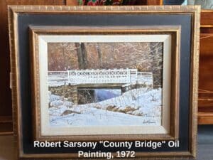 Robert-Sarsony-County-Bridge-Oil-Painting