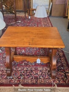 Rustic-Pine-Trestle-Table