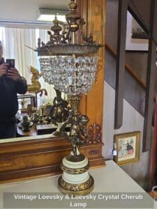 Vintage-Loevsky-Loevsky-Crystal-Cherub-Lamp