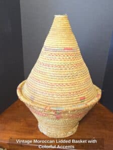 Vintage-Moroccan-Lidded-Basket-with-Colorful-Accents