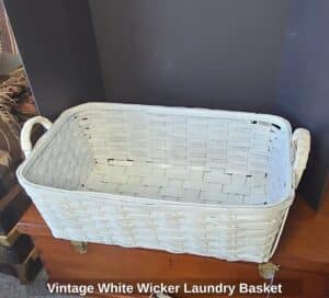 Vintage-White-Wicker-Laundry-Basket