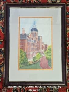 Watercolor-of-Johns-Hopkins-Hospital-by-Deborah