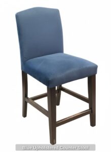 Blue-Upholstered-Counter-Stool