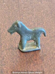 Bronze-Horse-Opium-Weight