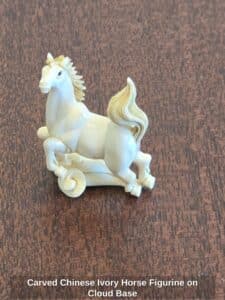 Carved-Chinese-Ivory-Horse-Figurine-on-Cloud-Base