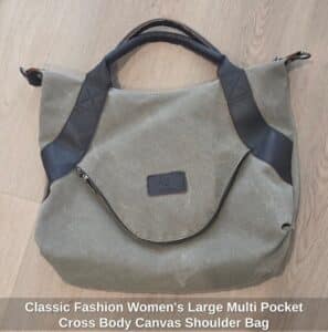 Classic-Fashion-Womens-Large-Multi-Pocket-Cross-Body-Canvas-Shoulder-Bag