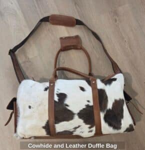 Cowhide-and-Leather-Duffle-Bag