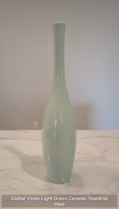 Global-Views-Light-Green-Ceramic-Teardrop-Vase-1