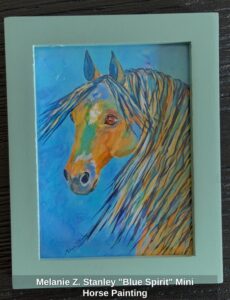 Melanie-Z.-Stanley-Blue-Spirit-Mini-Horse-Painting