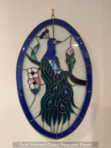 Oval-Stained-Glass-Peacock-Panel