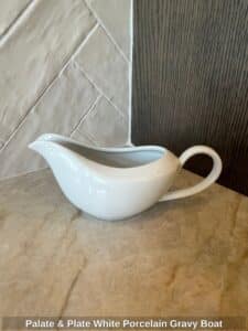 Palate-Plate-White-Porcelain-Gravy-Boat