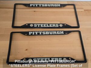 Pittsburgh-Steelers-PITTSBURGH-STEELERS-License-Plate-Frames-Set-of-