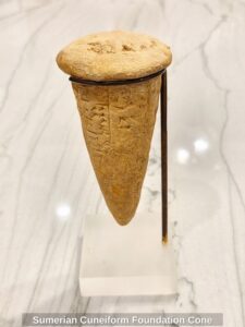 Sumerian-Cuneiform-Foundation-Cone